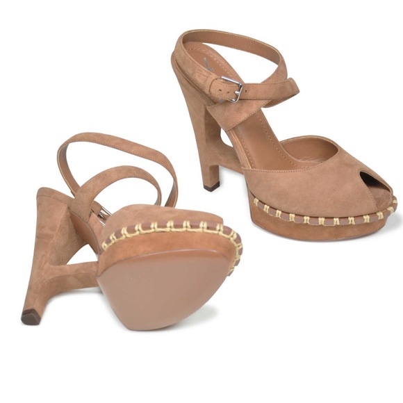 Yves Saint Laurent Essential Kid Suede Platforms - Picture 3 of 12